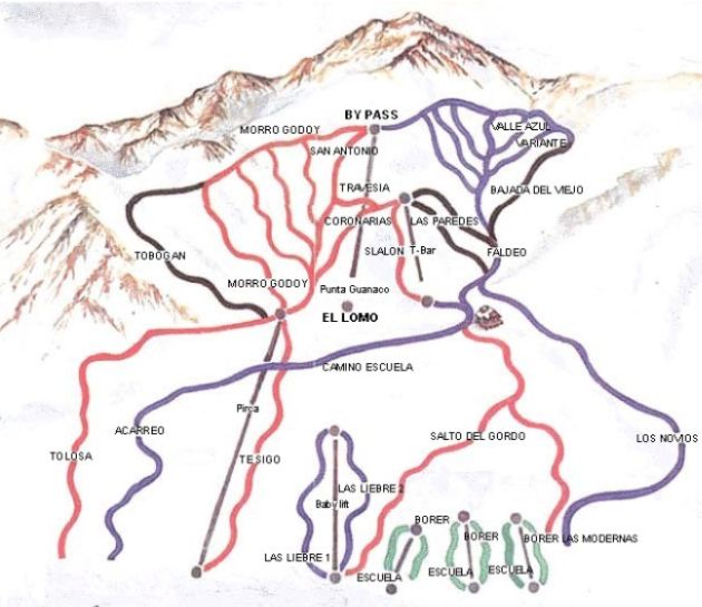 Mapa de Pistas